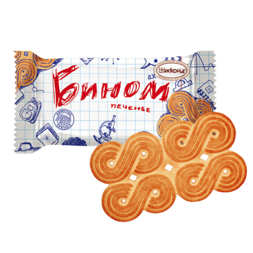 Печенье фас. Бином 50 гр. (Акконд)
