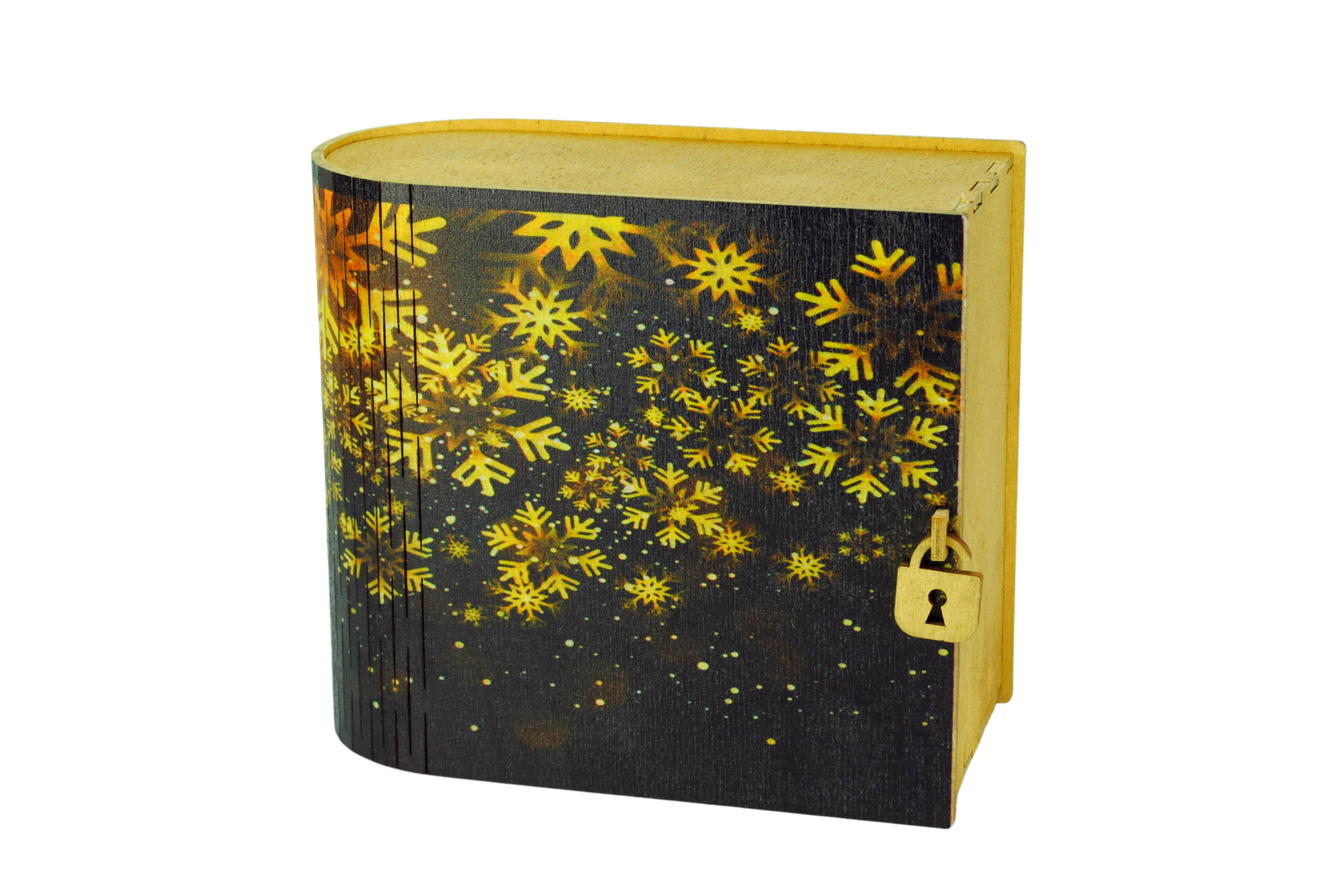 сладкий новогодний подарок Книга Золотые Снежинки (Ф0500С26002)