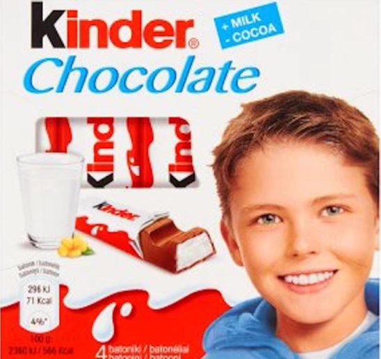 Шоколад Kinder