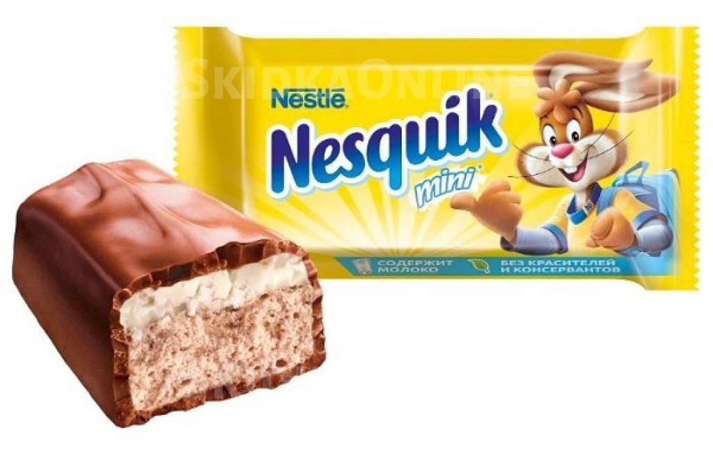 Nesquik mini шоколадный батончик (Nestlé)