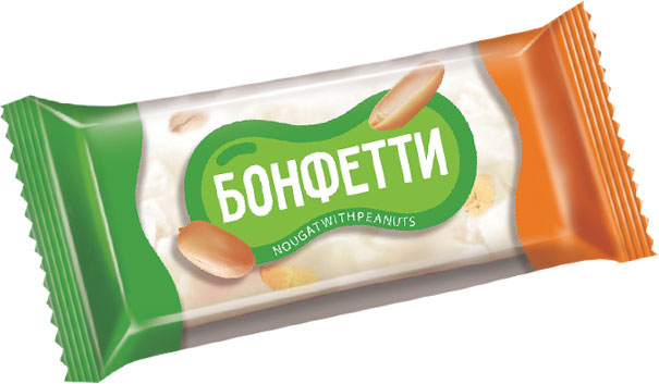 Бонфетти нуга с арахисом (КДВ)