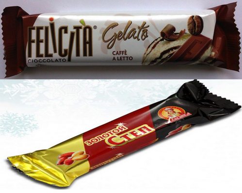 Молочный FELICITA GELATO в асс (ОК) / Шок.батончик Золотой Степ (Славянка)