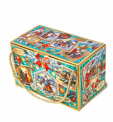 Посылка Северный олень (тиснение, микроглиттер)